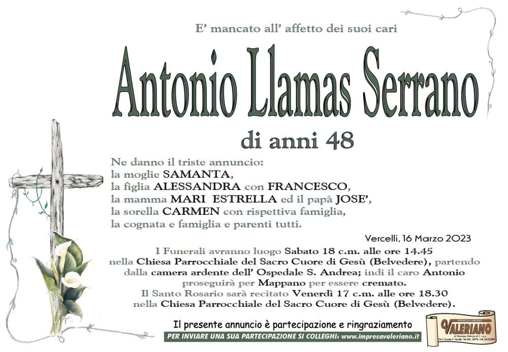 ANTONIO LLAMAS SERRANO