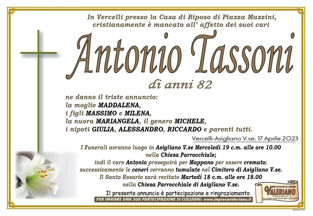 ANTONIO TASSONI