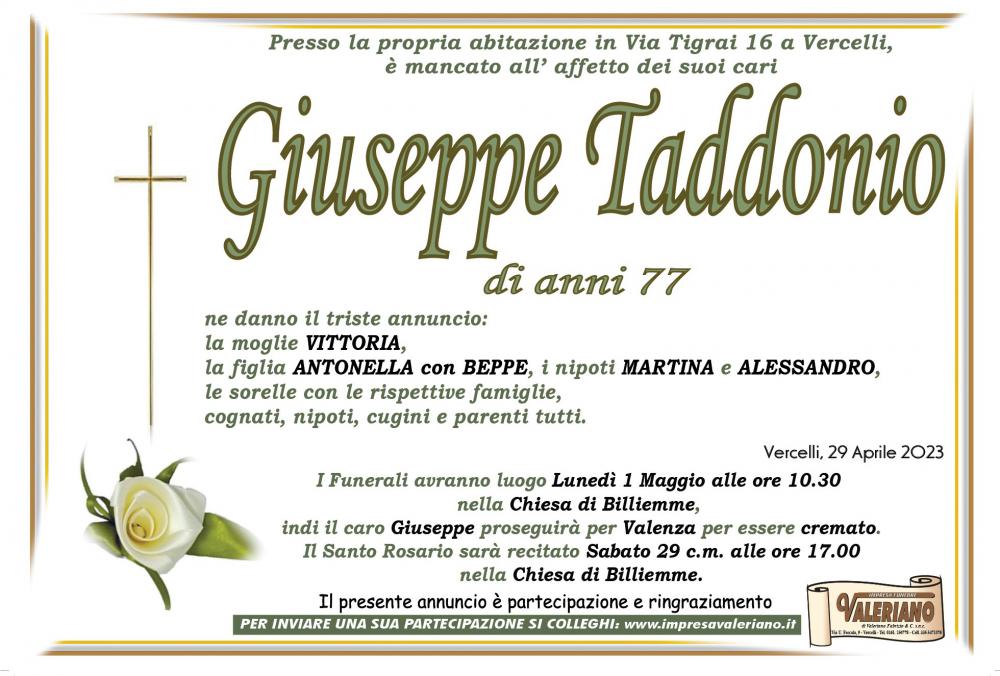 GIUSEPPE TADDONIO