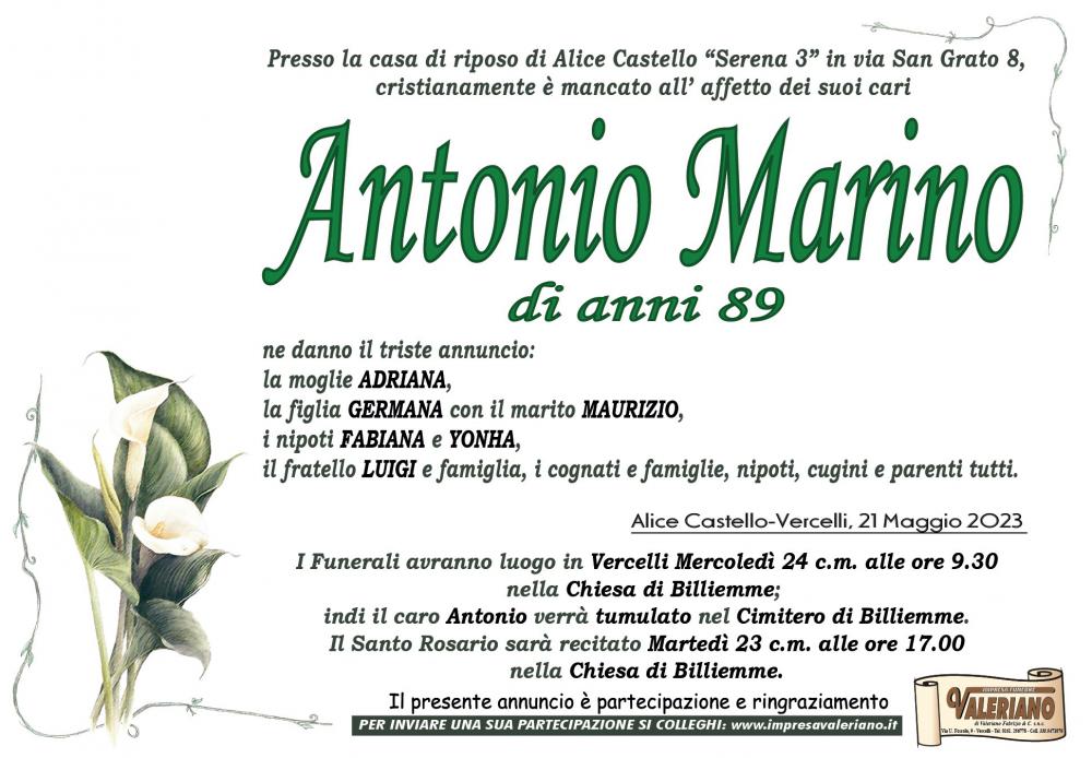 ANTONIO MARINO