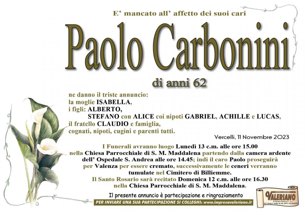 PAOLO CARBONINI