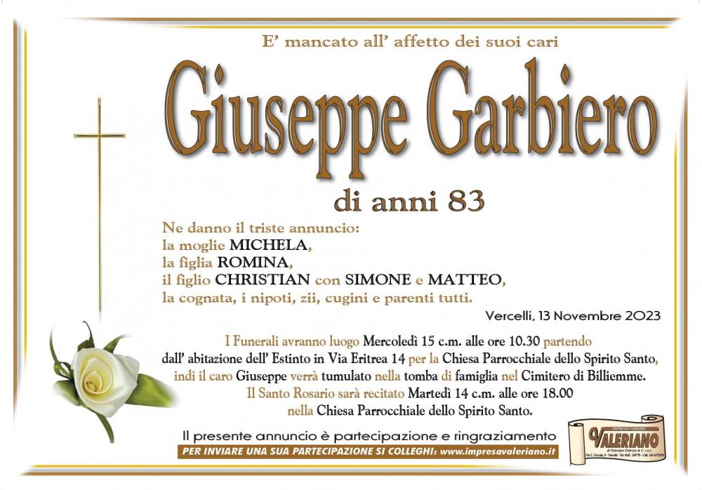 GIUSEPPE GARBIERO