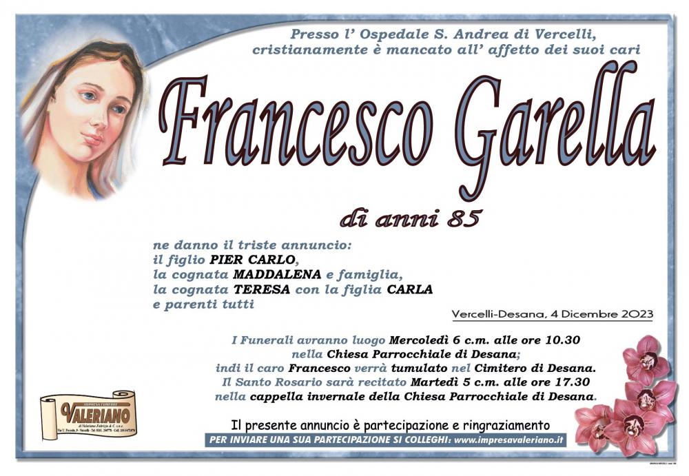 FRANCESCO GARELLA