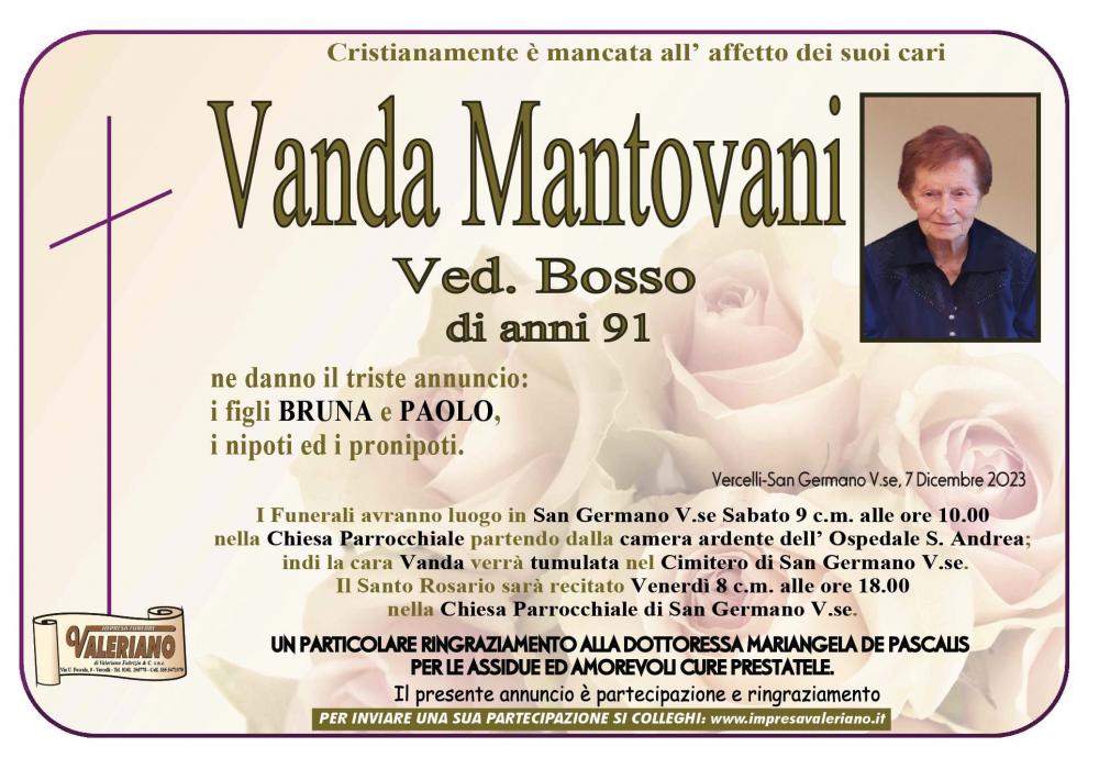 VANDA MANTOVANI