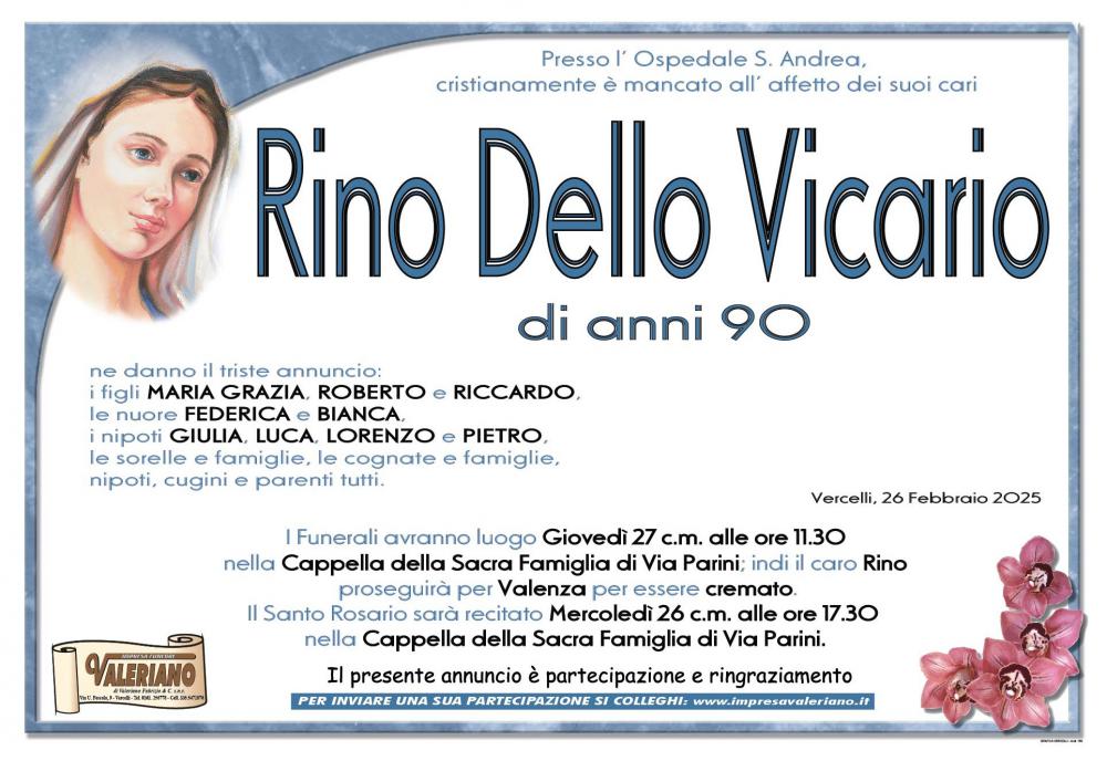 RINO DELLO VICARIO