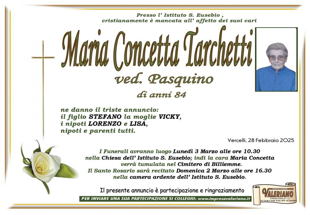 MARIA CONCETTA TARCHETTI