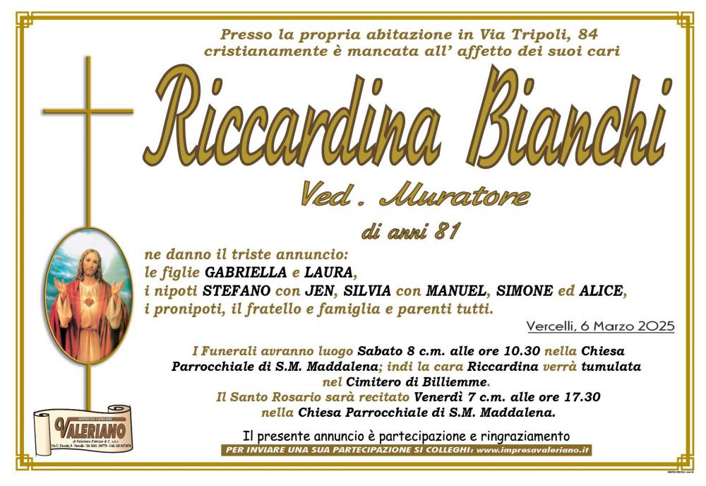 RICCARDINA BIANCHI