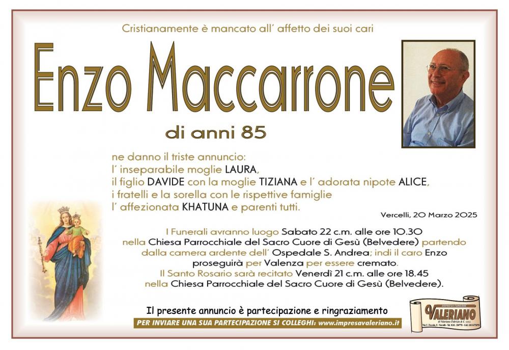 ENZO MACCARRONE
