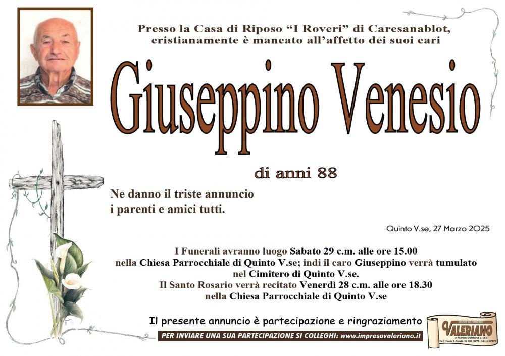 VENESIO GIUSEPPINO