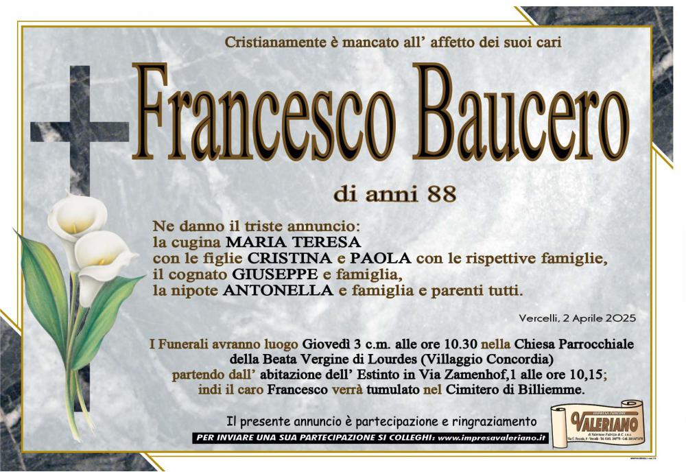 FRANCESCO BAUCERO