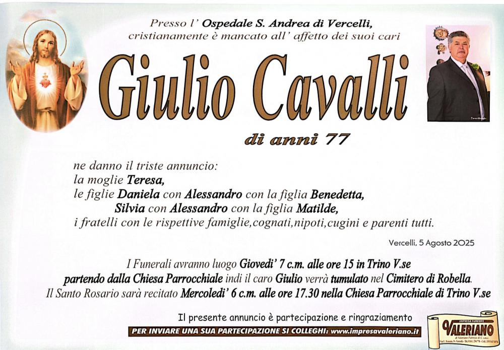 GIULIO CAVALLI