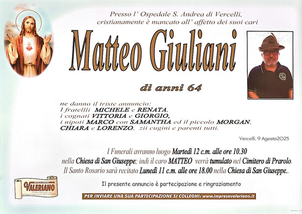 MATTEO GIULIANI
