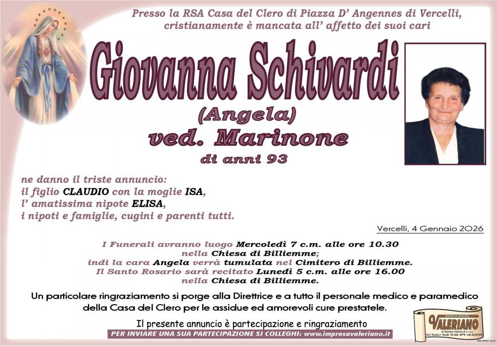 SCHIVARDI GIOVANNA