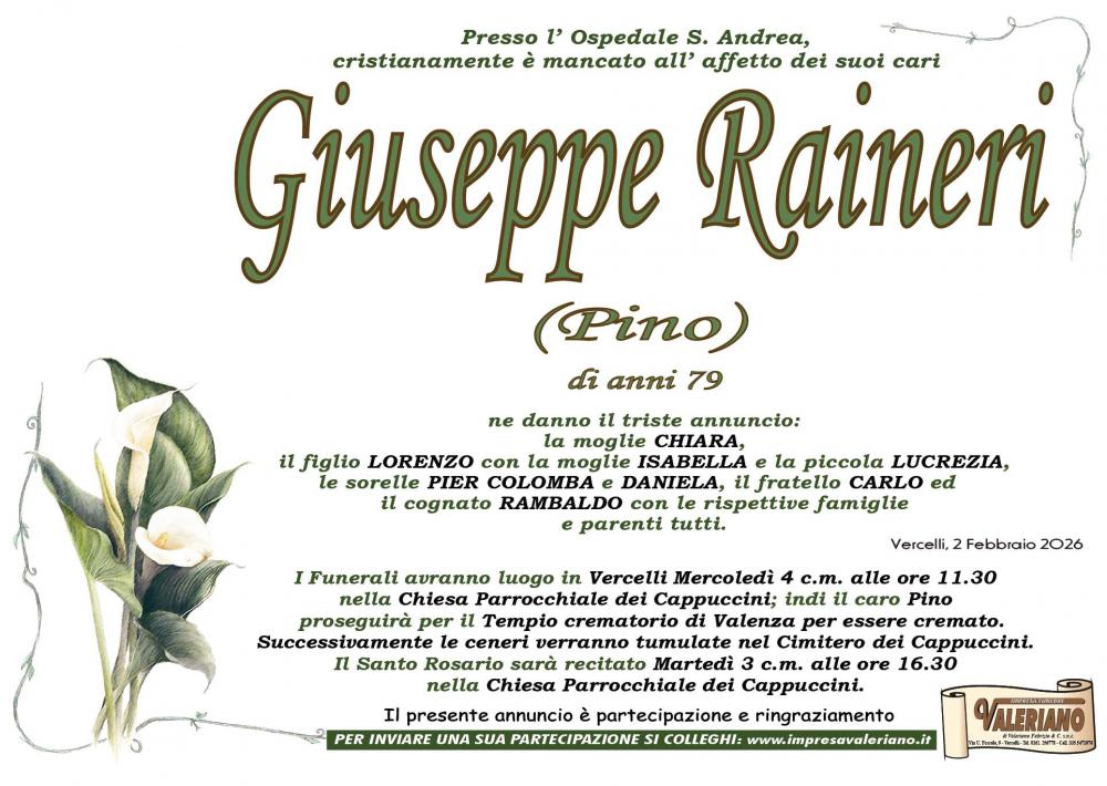 GIUSEPPE RAINERI