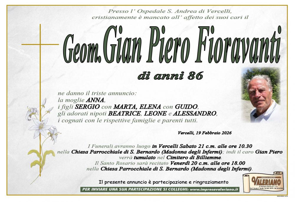 GEOM. GIAN PIERO FIORAVANTI