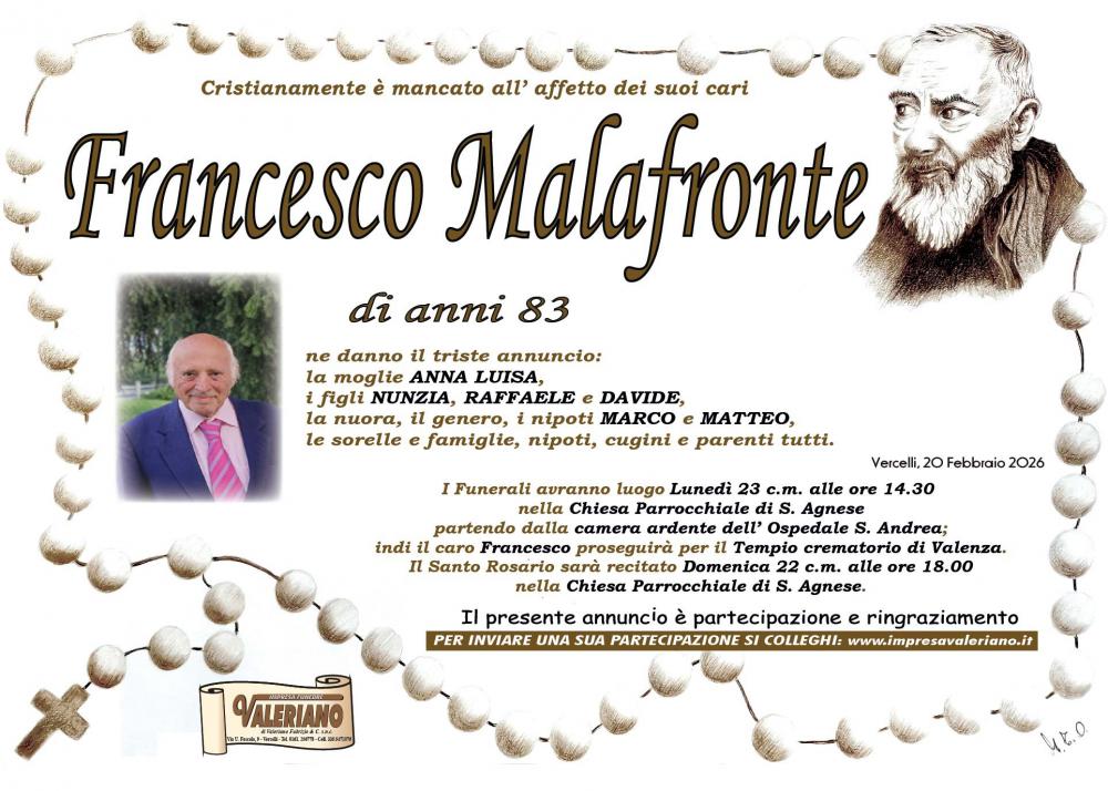FRANCESCO MALAFRONTE