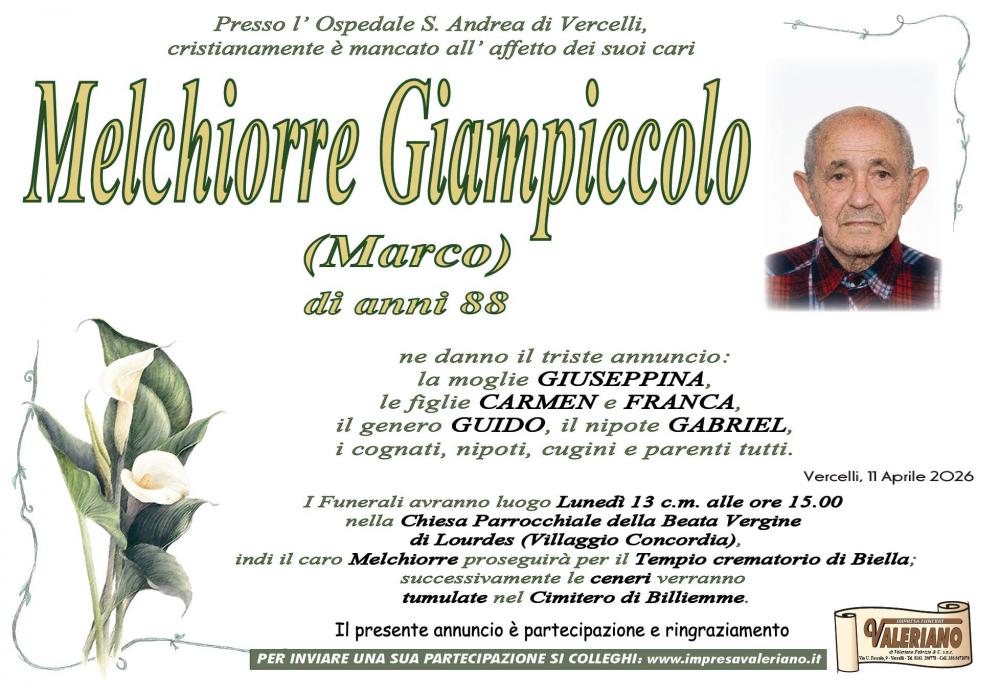 MELCHIORRE GIAMPICCOLO