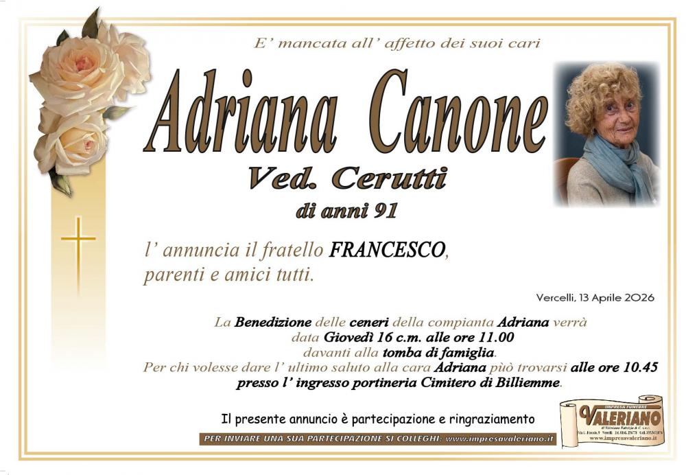 ADRIANA CANONE
