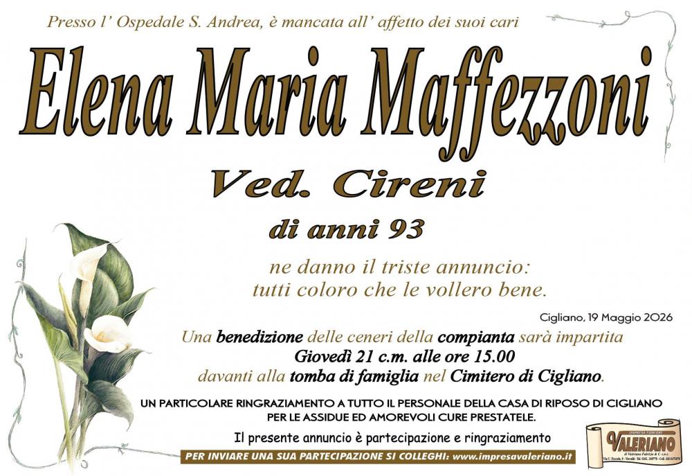 MAFFEZZONI ELENA MARIA