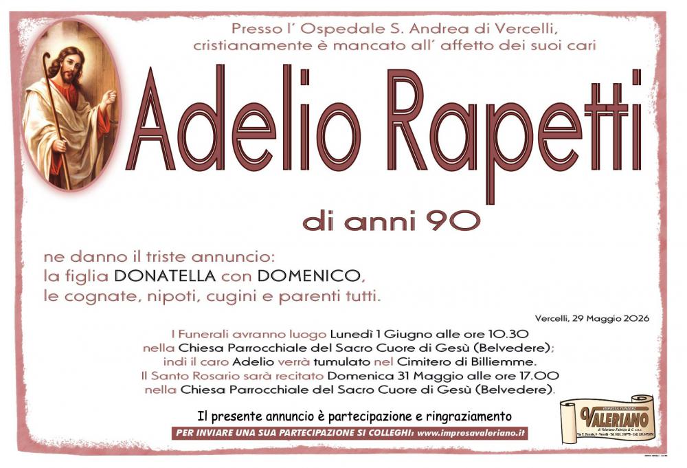 ADELIO RAPETTI