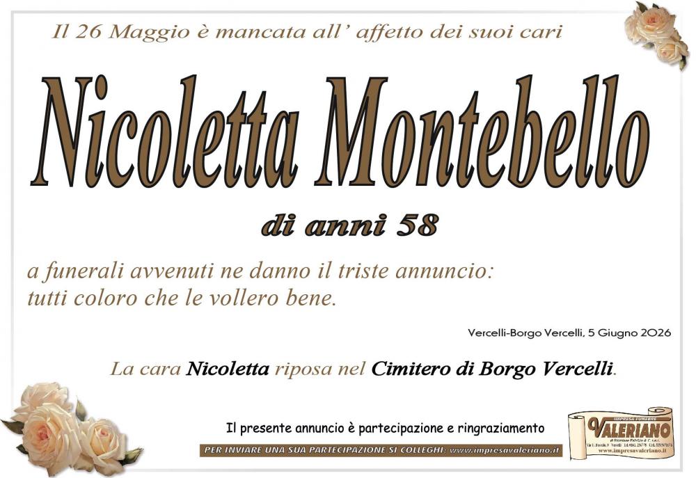 NICOLETTA MONTEBELLO
