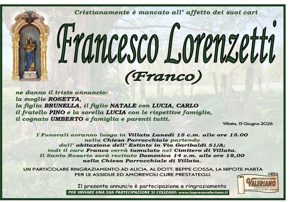 FRANCESCO LORENZETTI