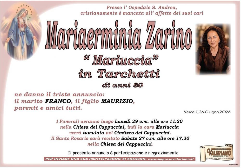 MARIAERMINIA ZARINO