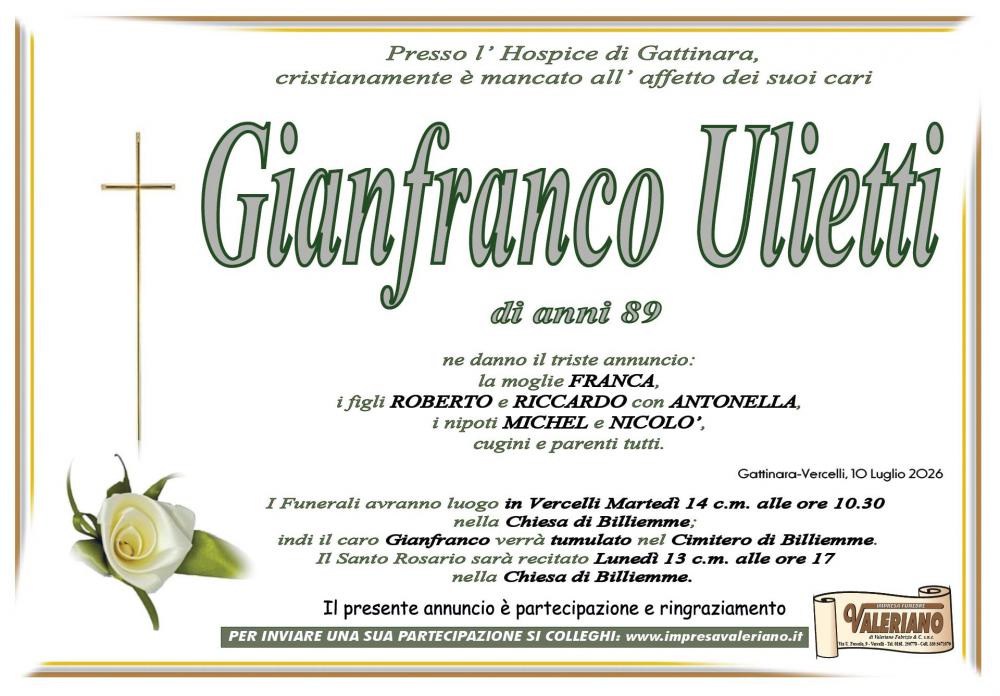 GIANFRANCO ULIETTI