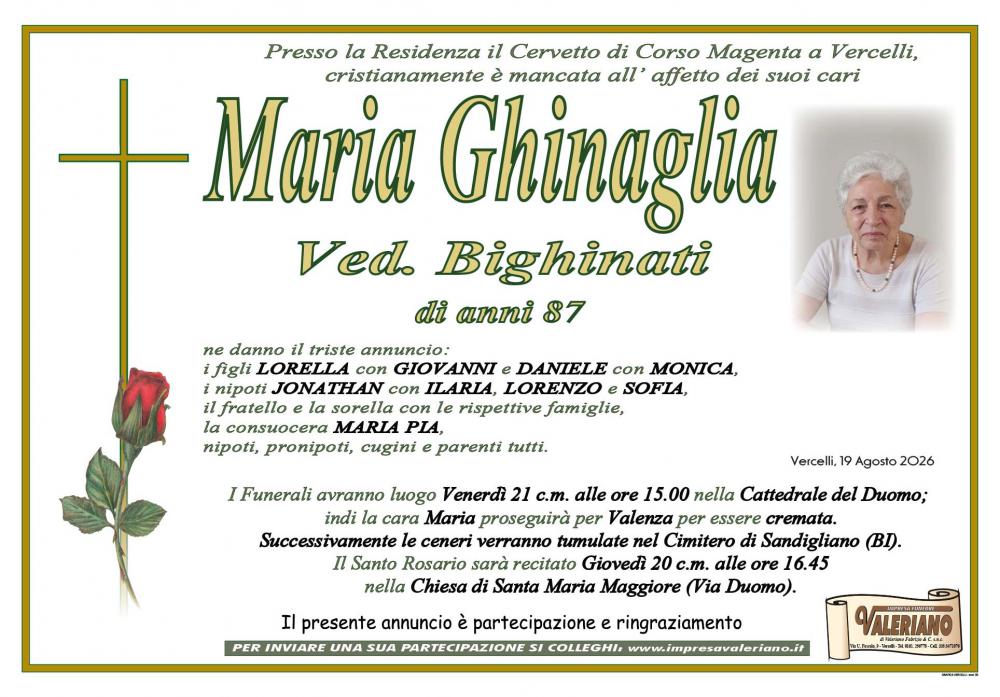 GHINAGLIA MARIA
