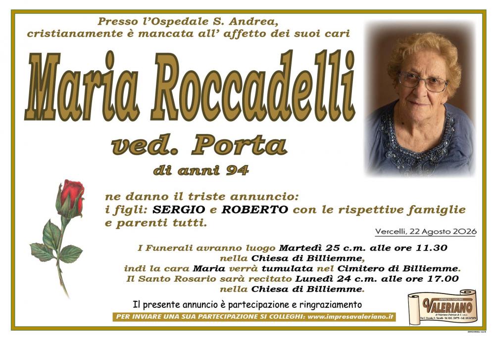 ROCCADELLI MARIA