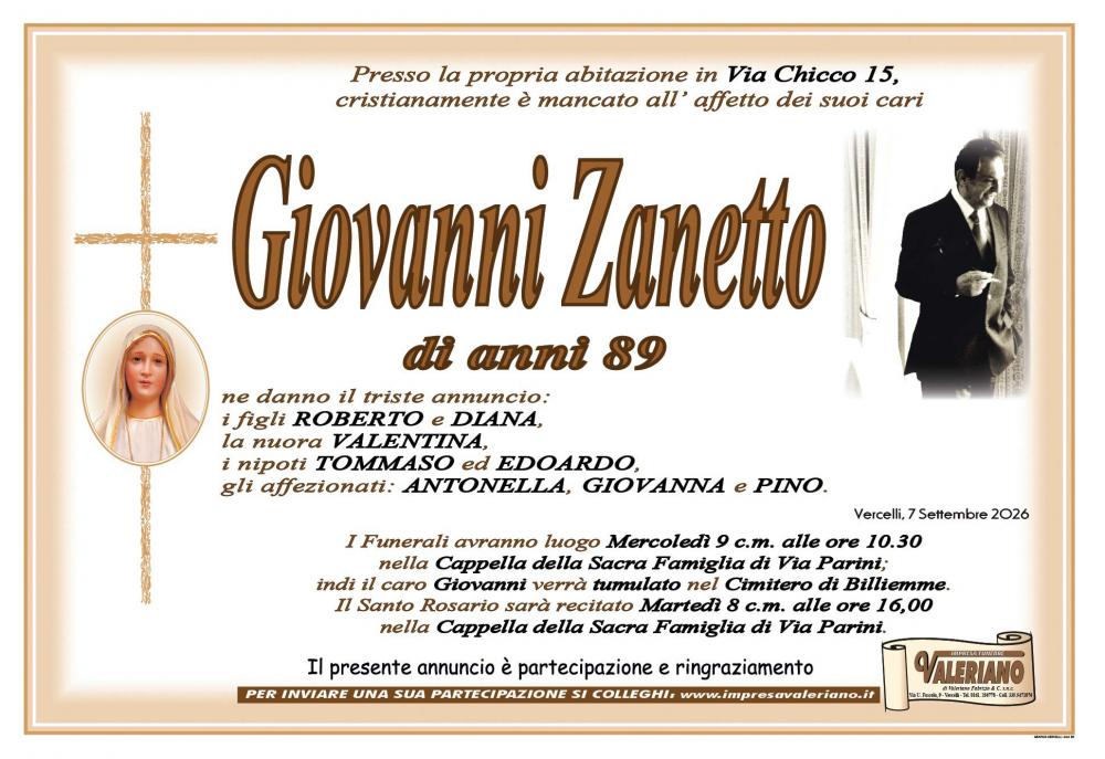 GIOVANNI ZANETTO