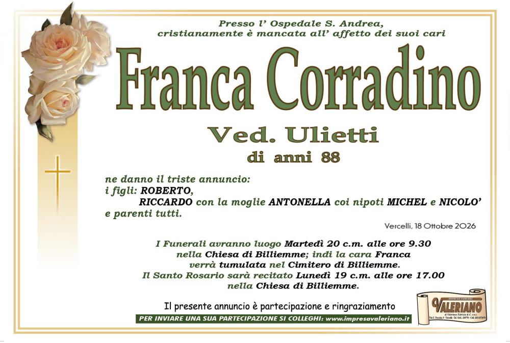 FRANCA CORRADINO